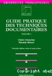 Guide pratique des techniques documentaires